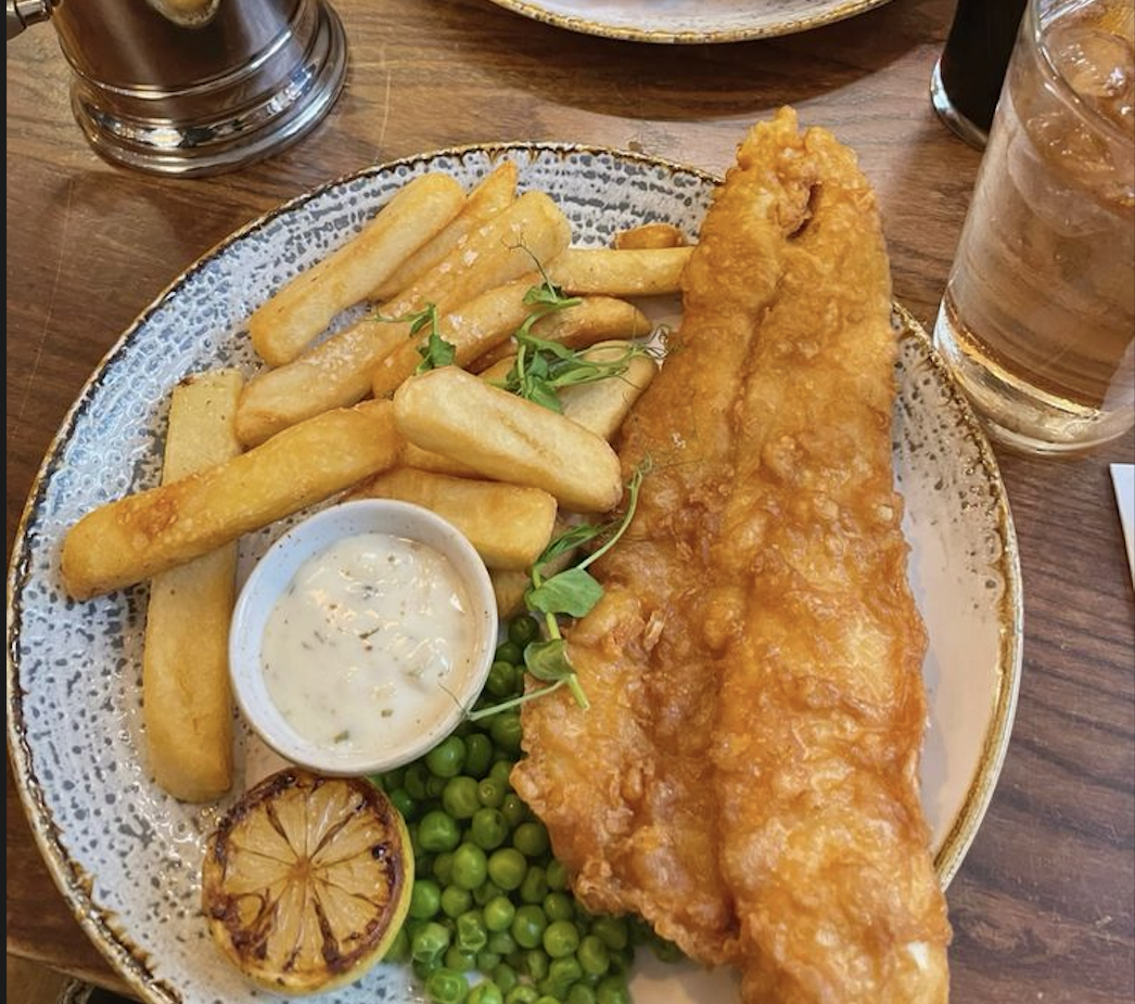 Crispy Fish & Chips served at 7 Bro’s Takeaway in Larkhall